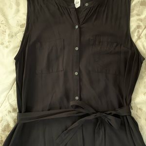 Gap sleeveless shirt dress